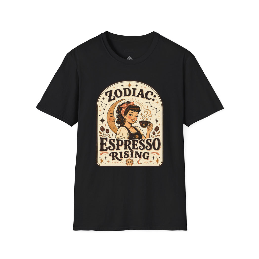 Zodiac Espresso Rising T-Shirt Vintage Design