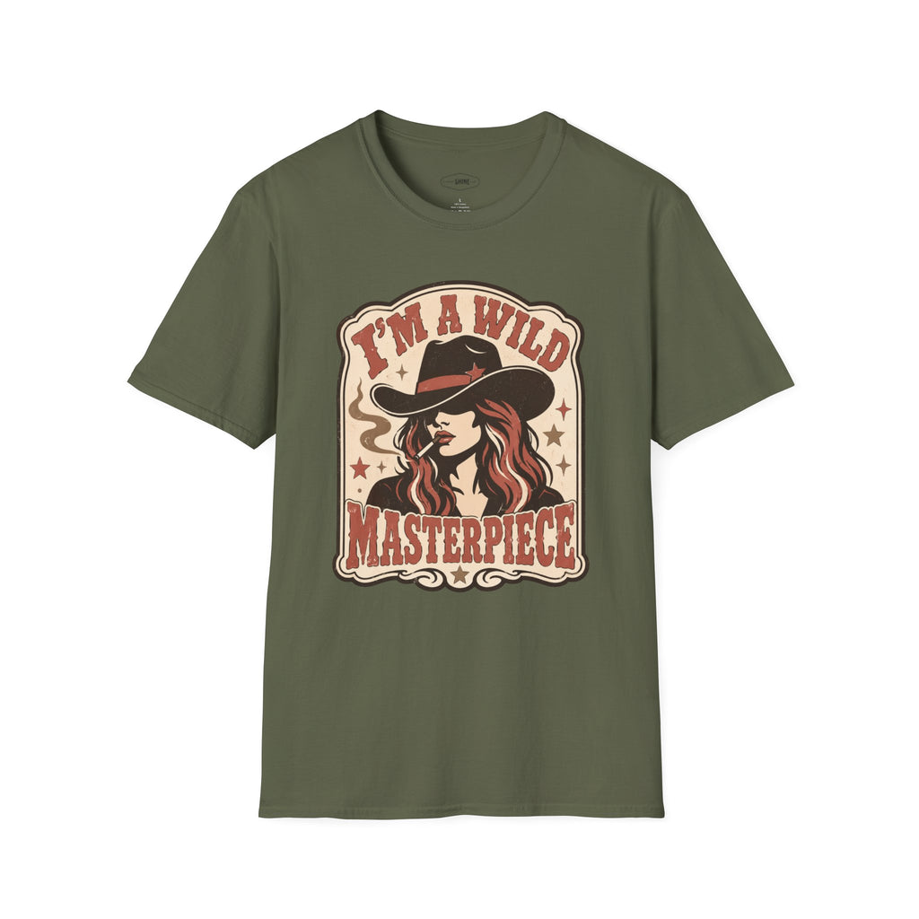 I’m a Wild Masterpiece T-Shirt Vintage Design