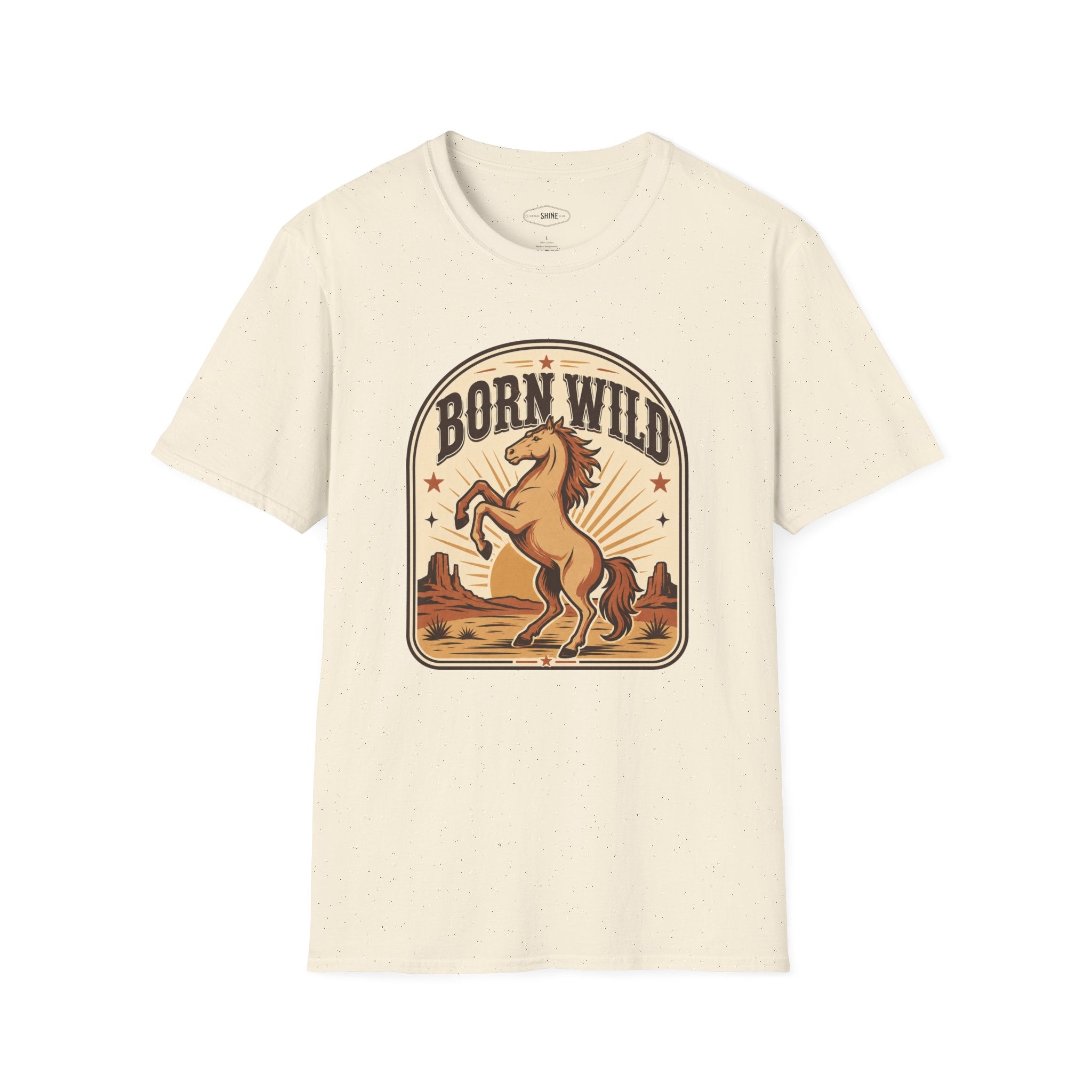 Born Wild T-Shirt Vintage Design