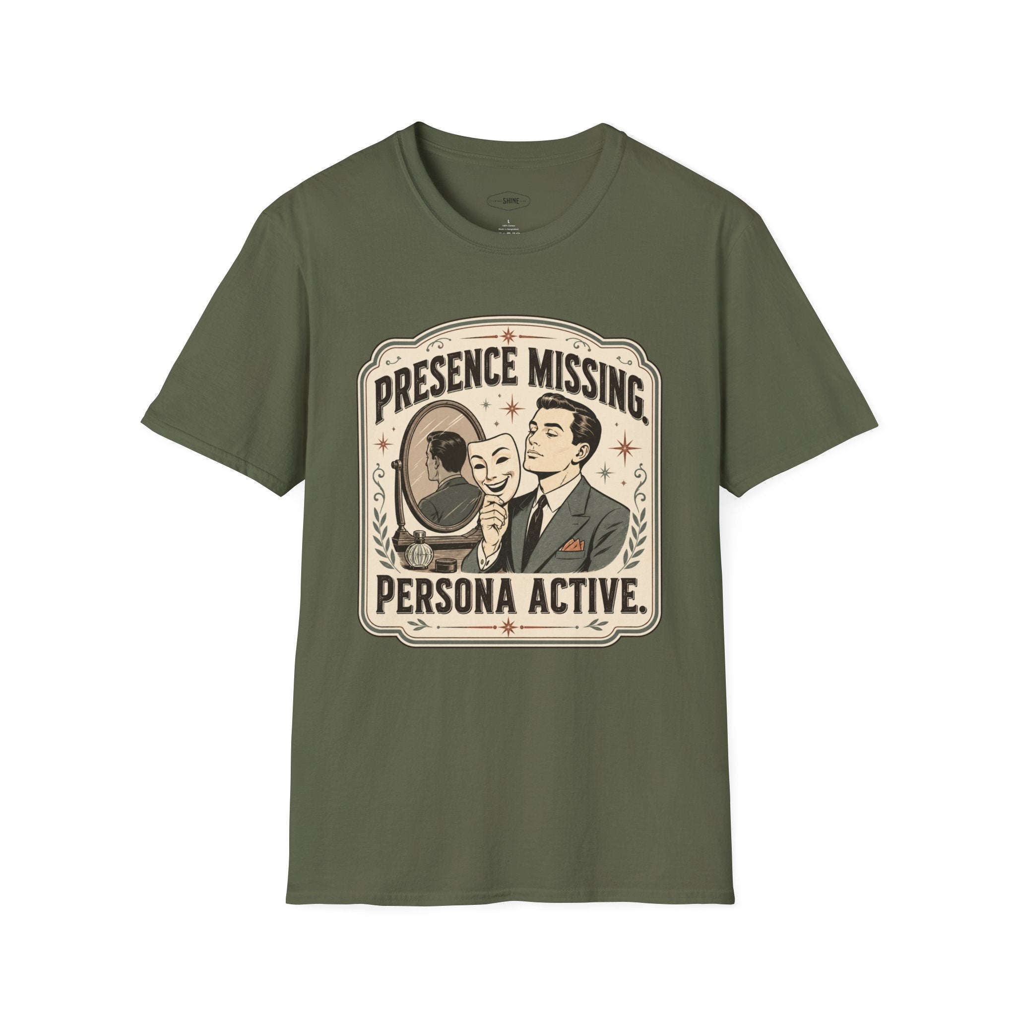 Presence Missing Persona Active T-Shirt Vintage Design