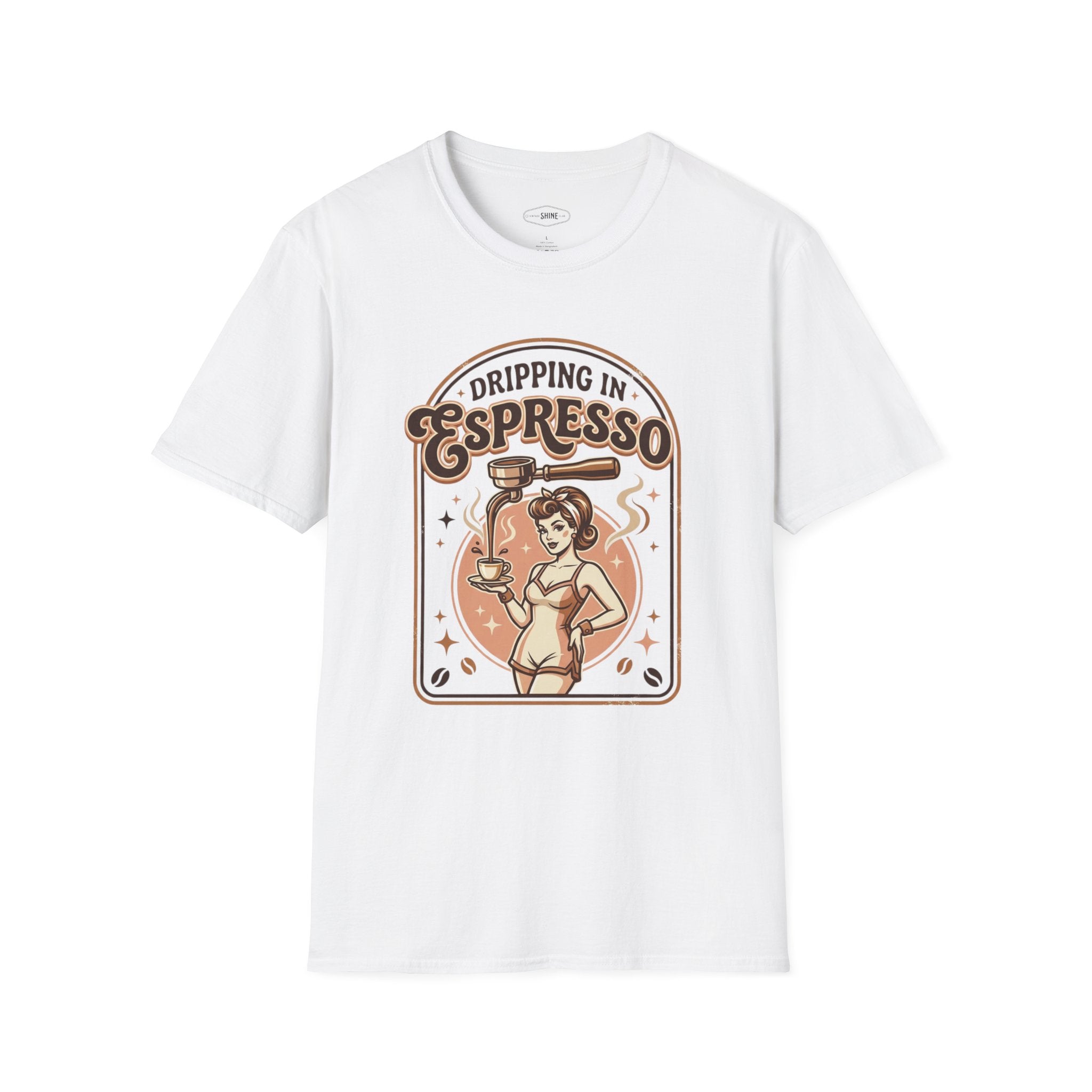 Dripping in Espresso T-Shirt Vintage Design