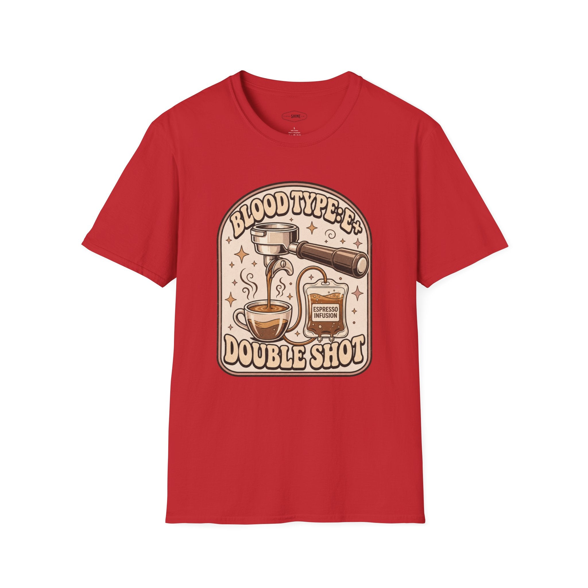 Blood Type: Double Shot T-Shirt Vintage Design