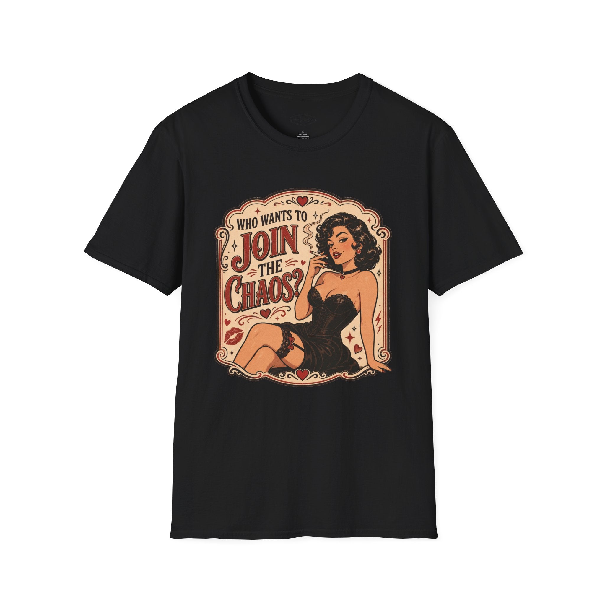 Who Wants to Join the Chaos T-Shirt Vintage Design
