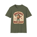 Emotional Short Human T-Shirt Vintage Design
