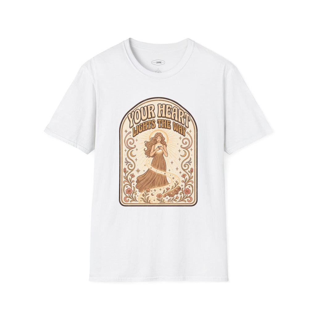 Your Heart Lights the Way T-Shirt Vintage Design