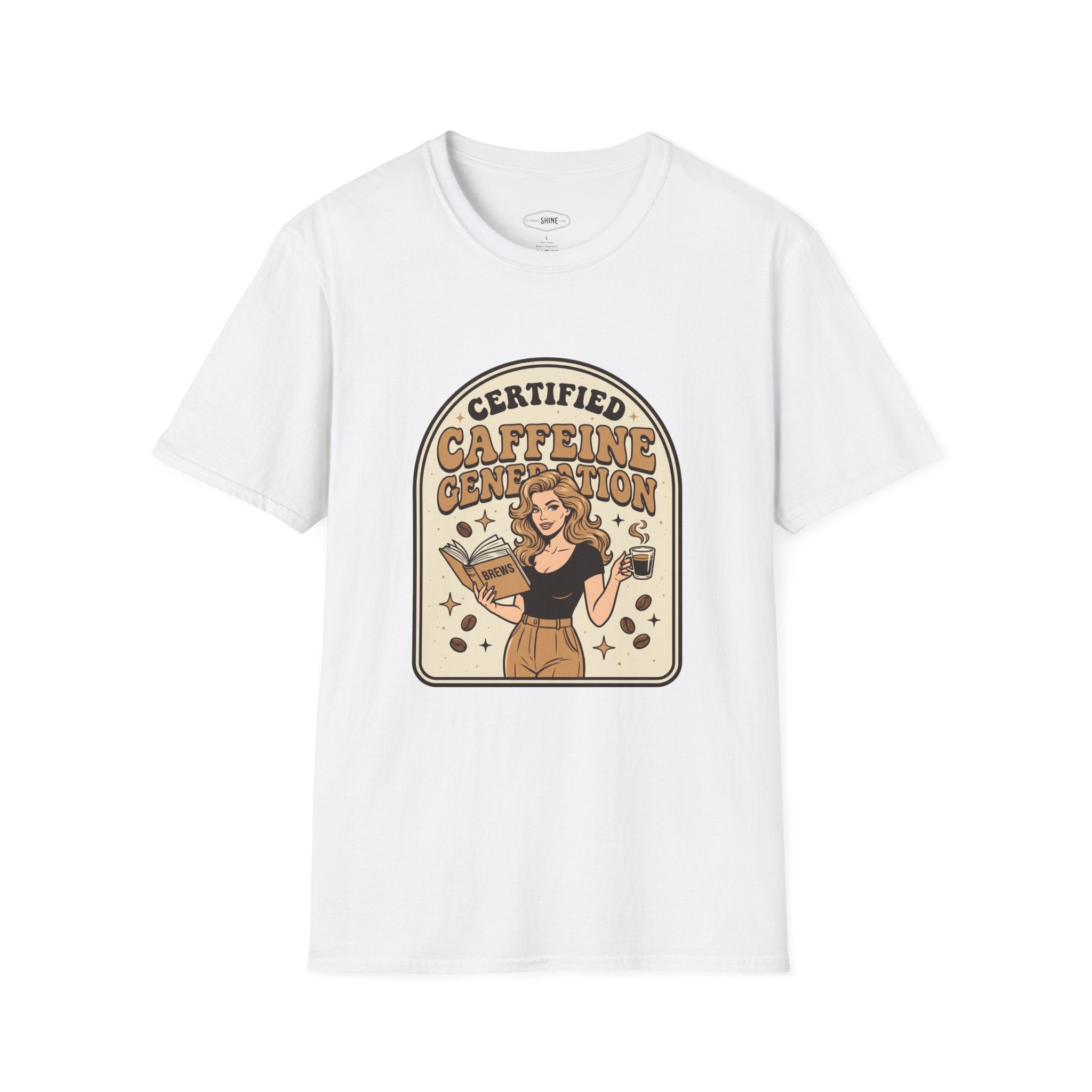 Certified Caffeine Generation T-Shirt Vintage Design