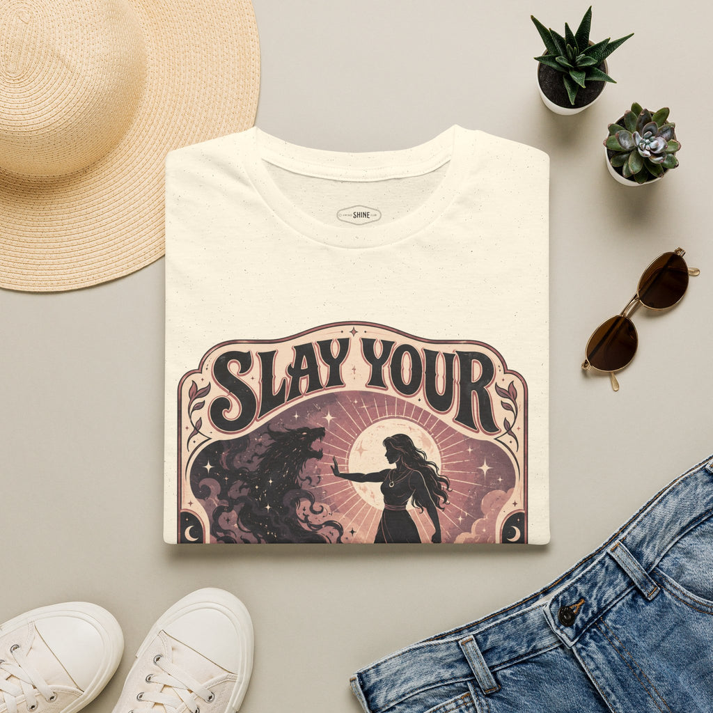 Slay Your Darkest Shadows T-Shirt Vintage Design