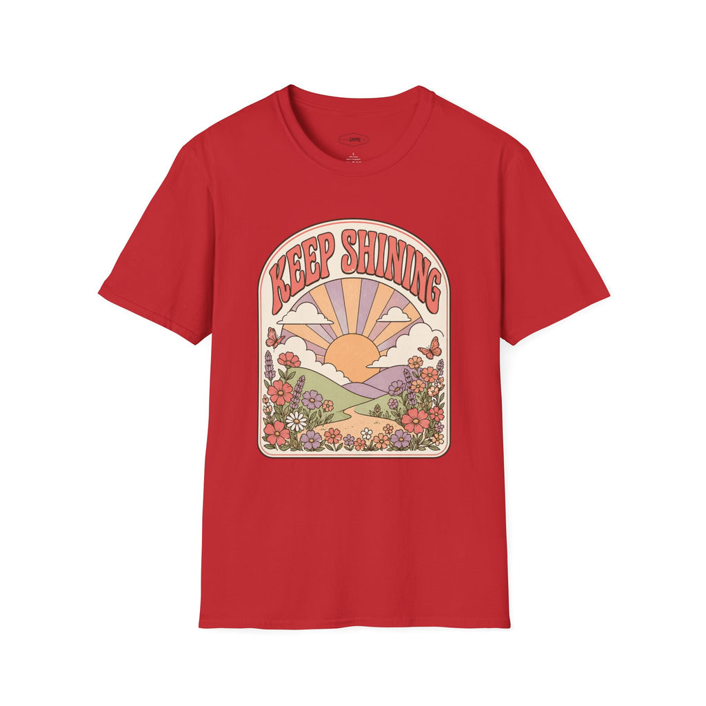Keep Shining T-Shirt Vintage Design