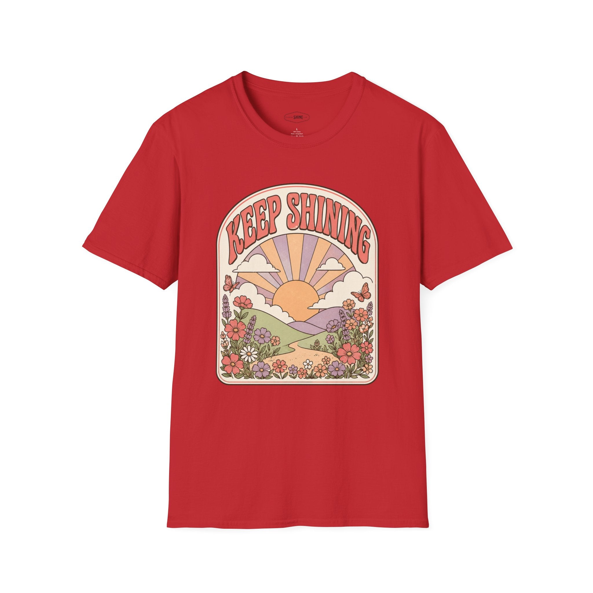 Keep Shining T-Shirt Vintage Design