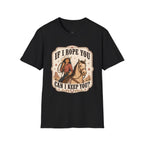 If I Rope You, Can I Keep You? T-Shirt Vintage Design