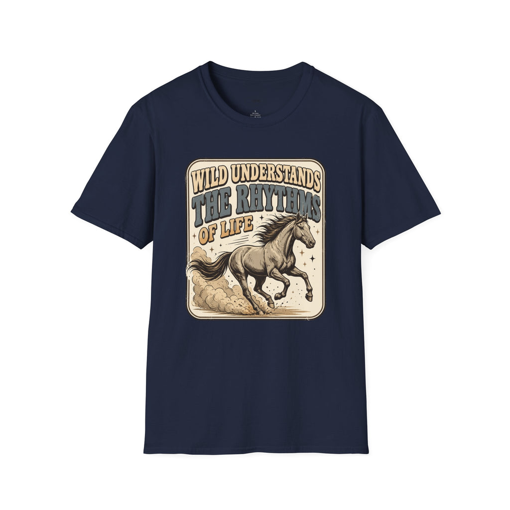 Wild Understands the Rhythms of Life T-Shirt Vintage Design
