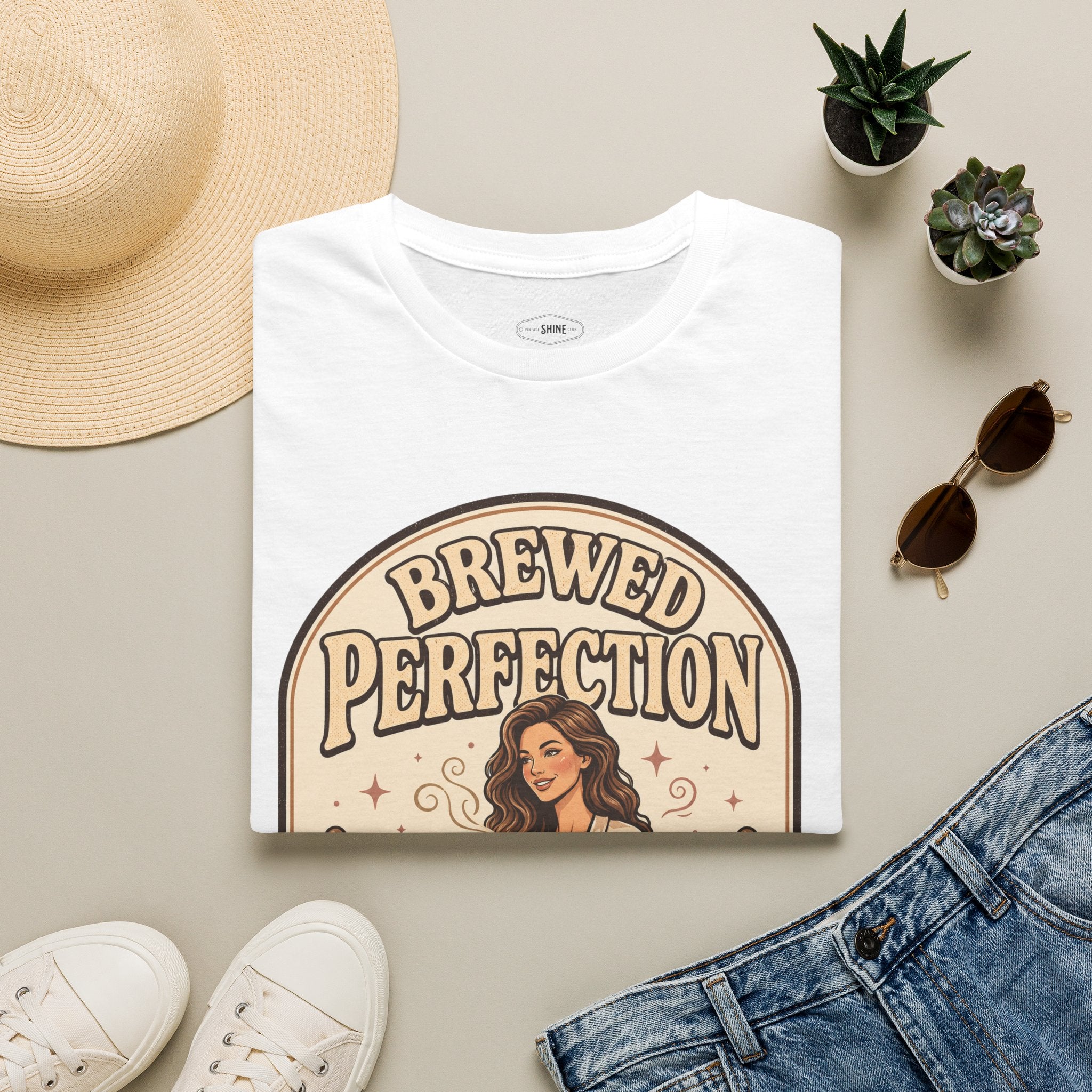 Brewed Perfection T-Shirt Vintage Design
