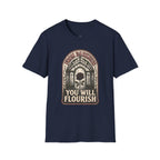 From Darkness You Will Flourish T-Shirt Vintage Design