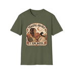 Peaceful and Wild I Am Both T-Shirt Vintage Design