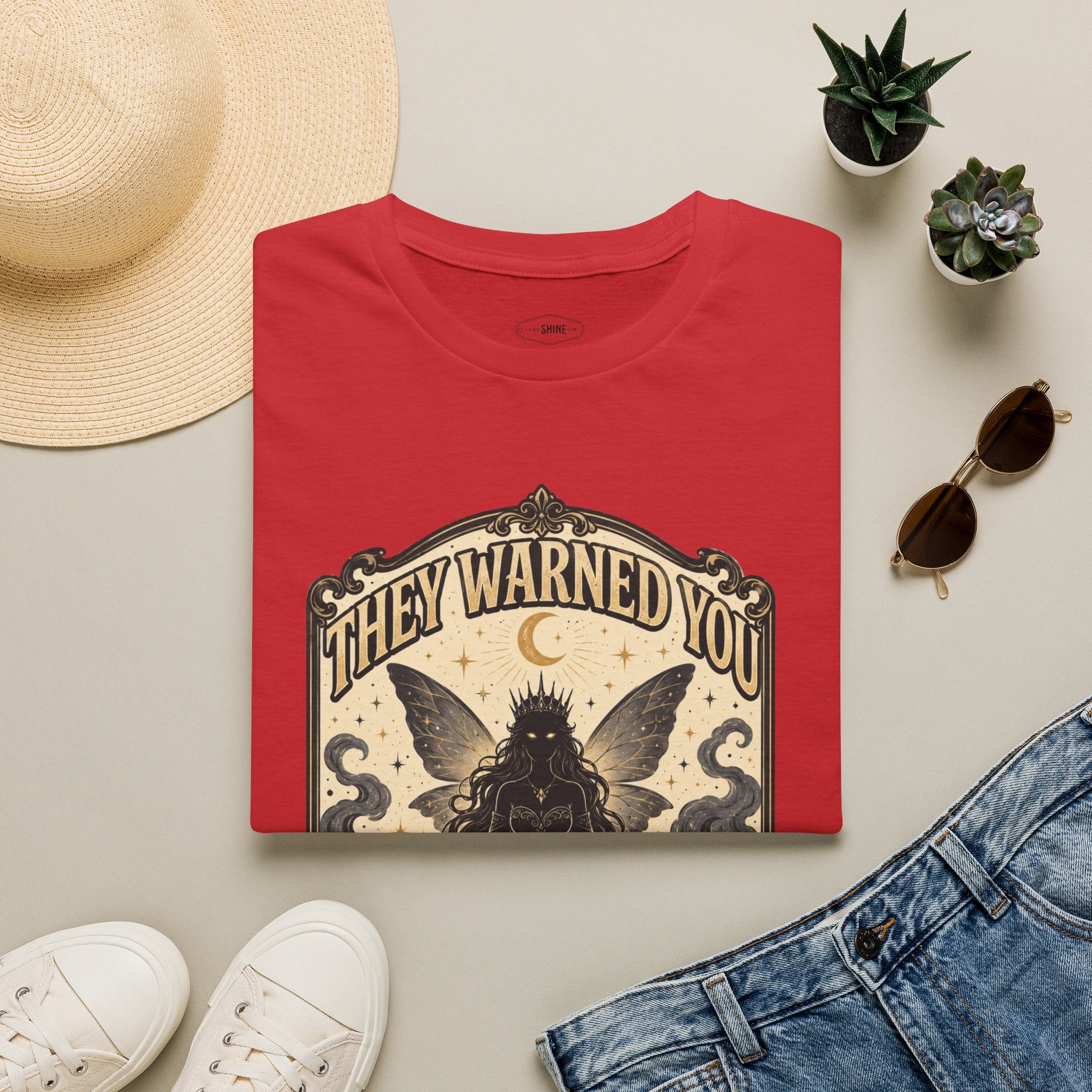 They Warned You About Me in Fairy Tales T-Shirt Vintage Design