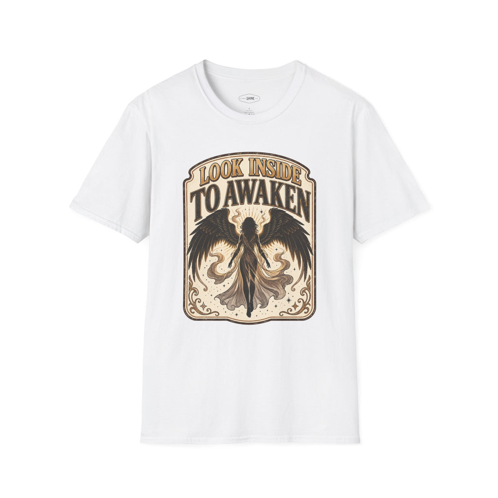 Look Inside to Awaken T-Shirt Vintage Design