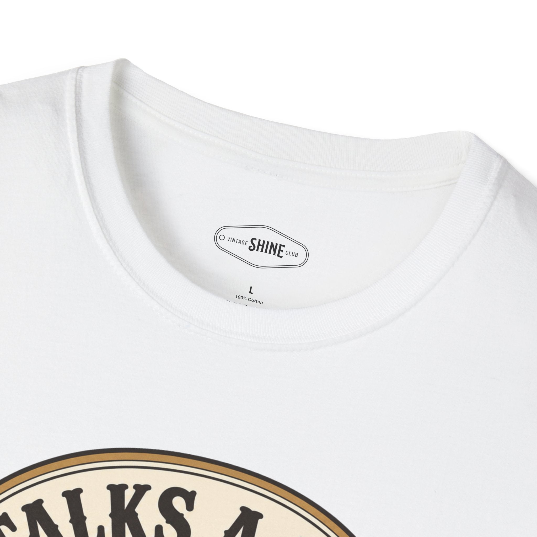 Talks a Lot Knows Little T-Shirt Vintage Design