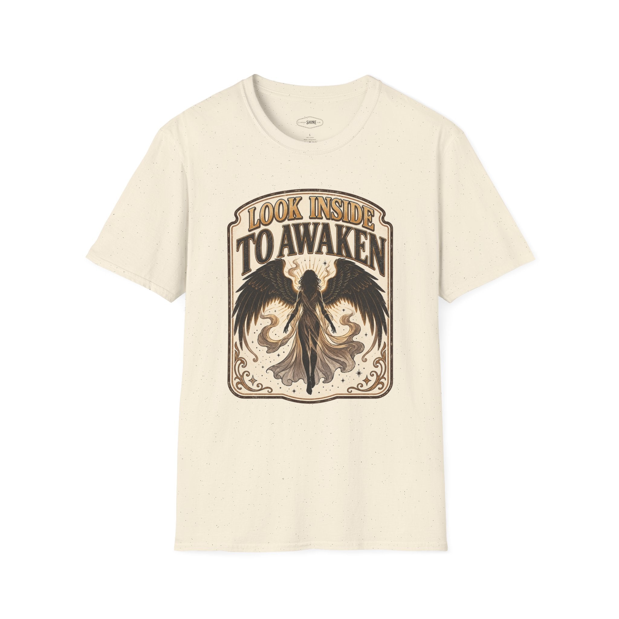 Look Inside to Awaken T-Shirt Vintage Design