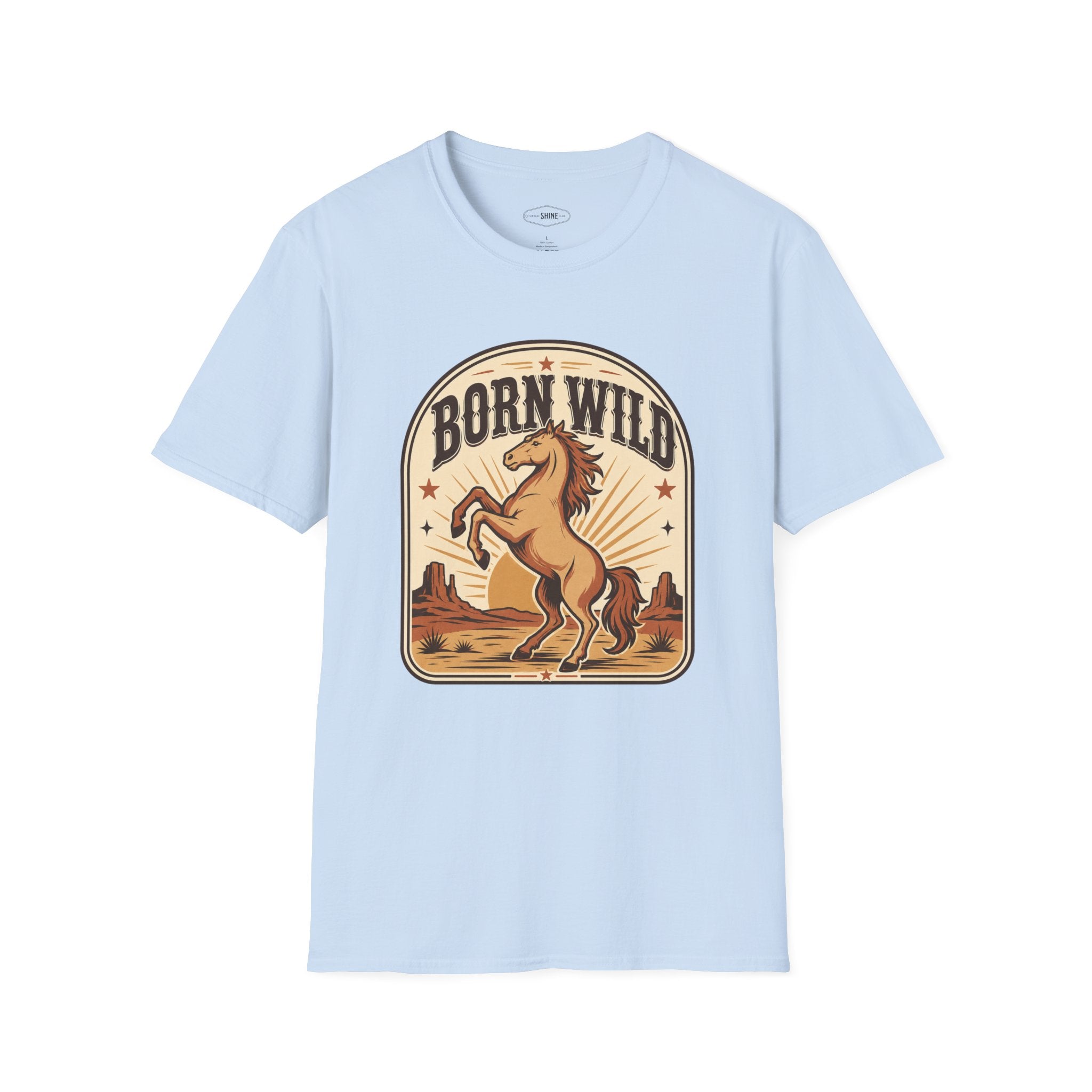Born Wild T-Shirt Vintage Design
