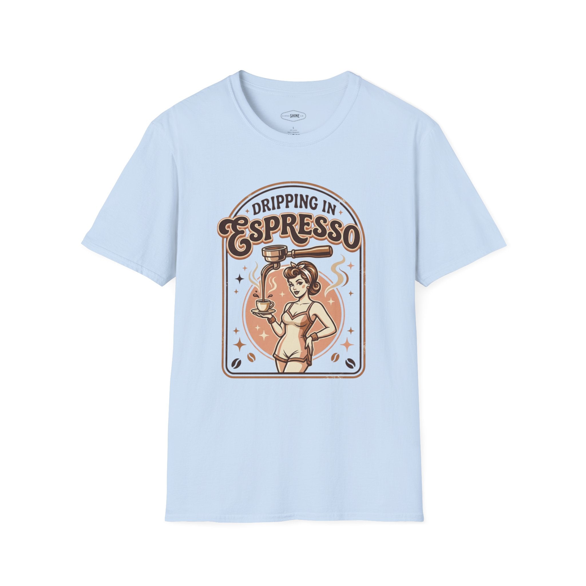 Dripping in Espresso T-Shirt Vintage Design