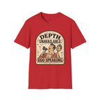 Depth Unavailable Ego Speaking T-Shirt Vintage Design