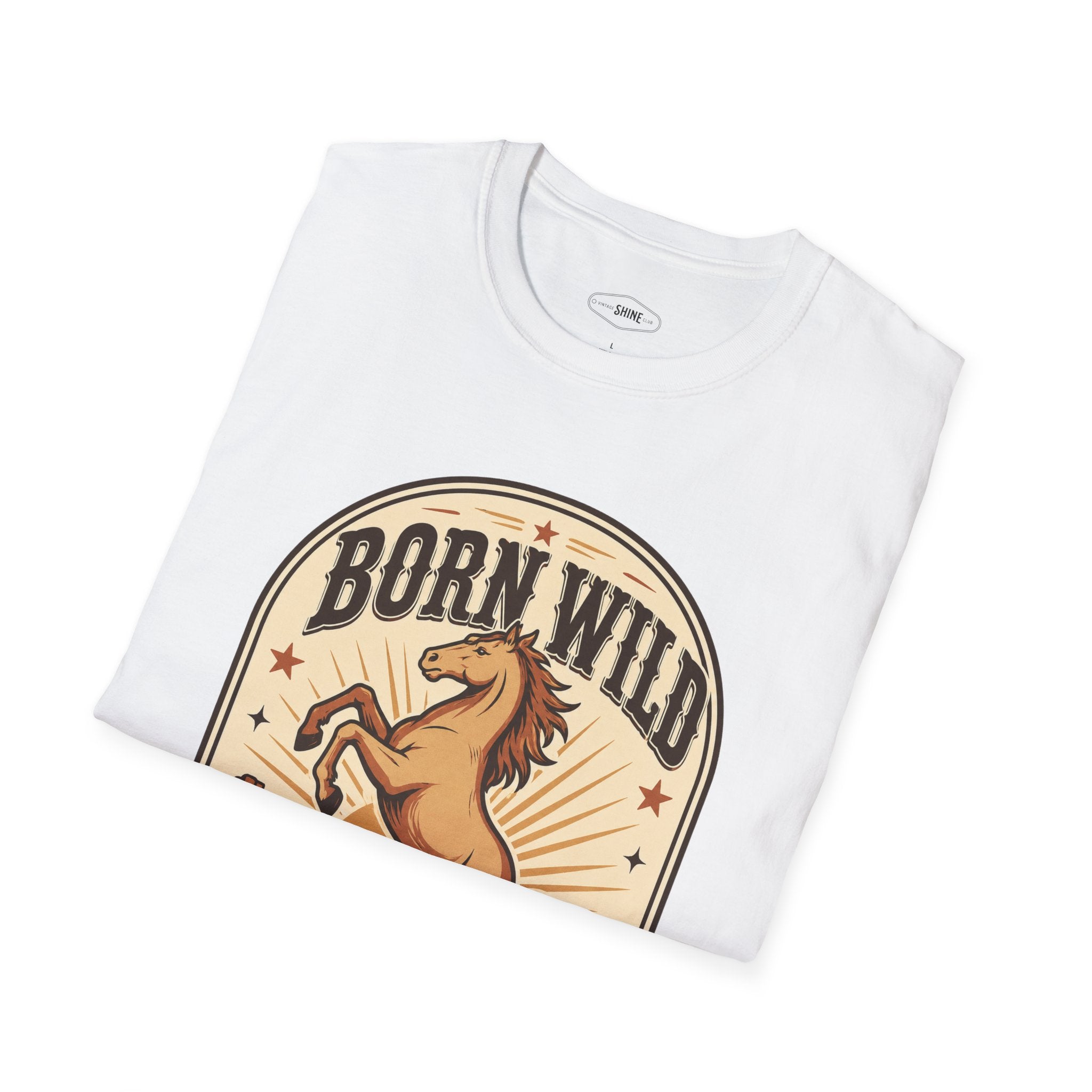 Born Wild T-Shirt Vintage Design