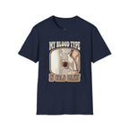 My Blood Type is Cold Brew T-Shirt Vintage Design