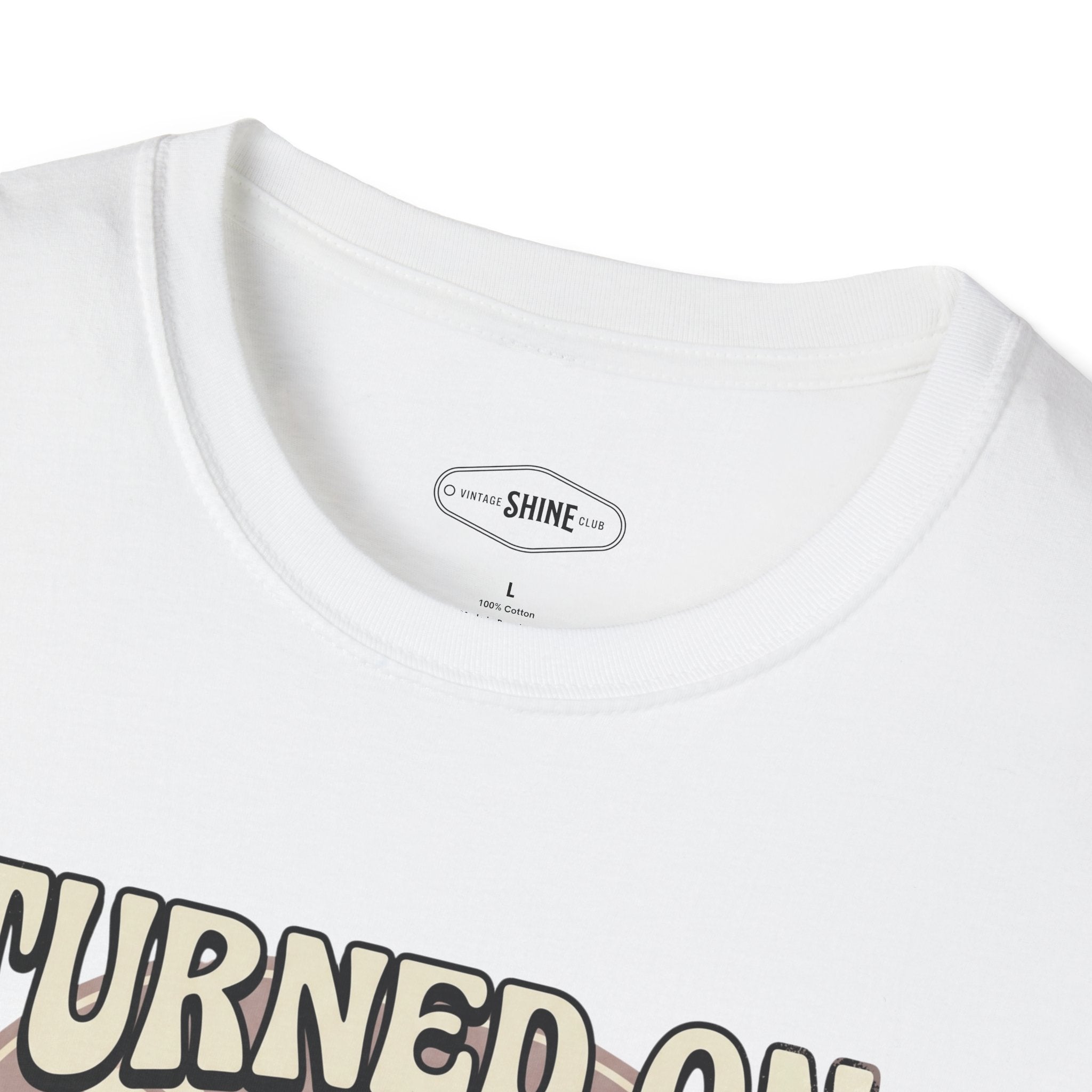 Turned On With Caffeine T-Shirt Vintage Design