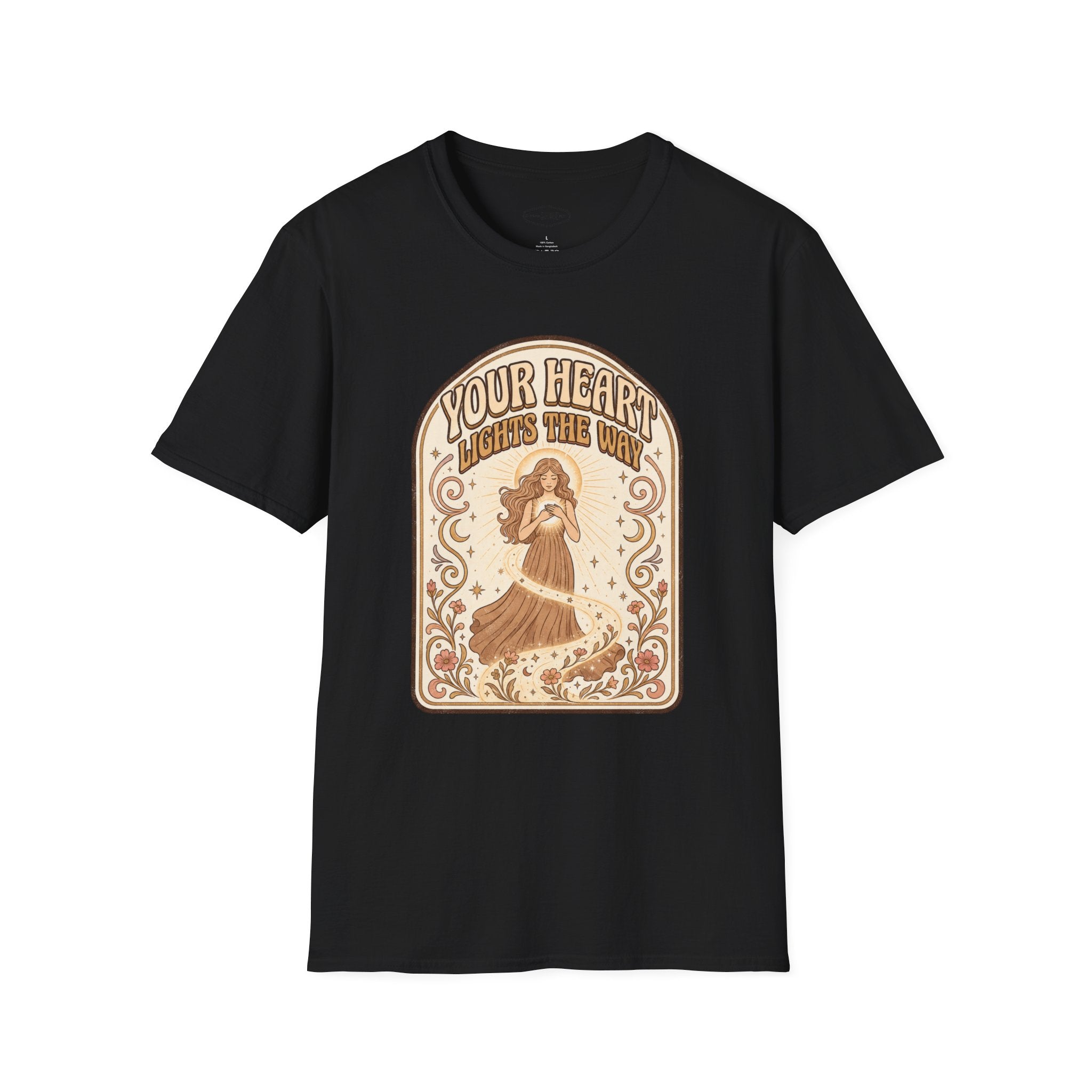 Your Heart Lights the Way T-Shirt Vintage Design