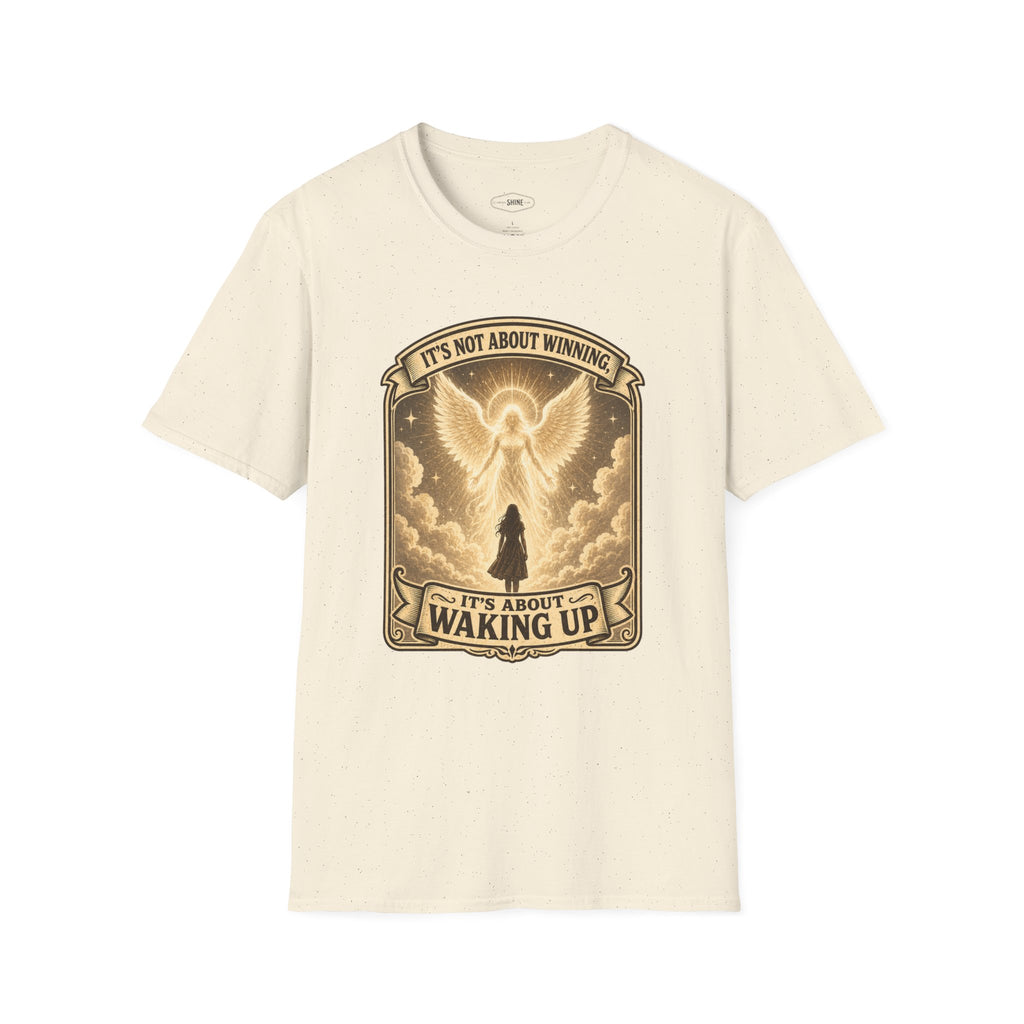 It's Not About Winning, It's About Waking Up T-Shirt Vintage Design