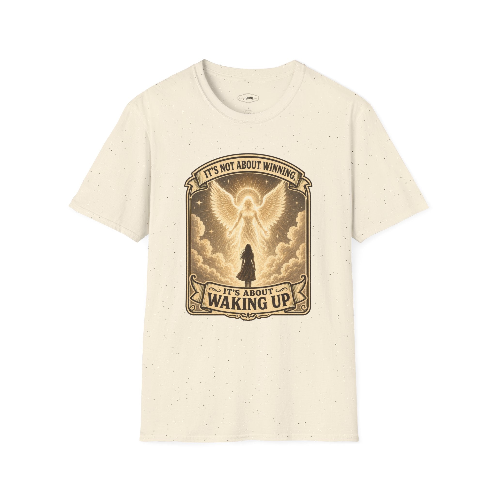 It's Not About Winning, It's About Waking Up T-Shirt Vintage Design