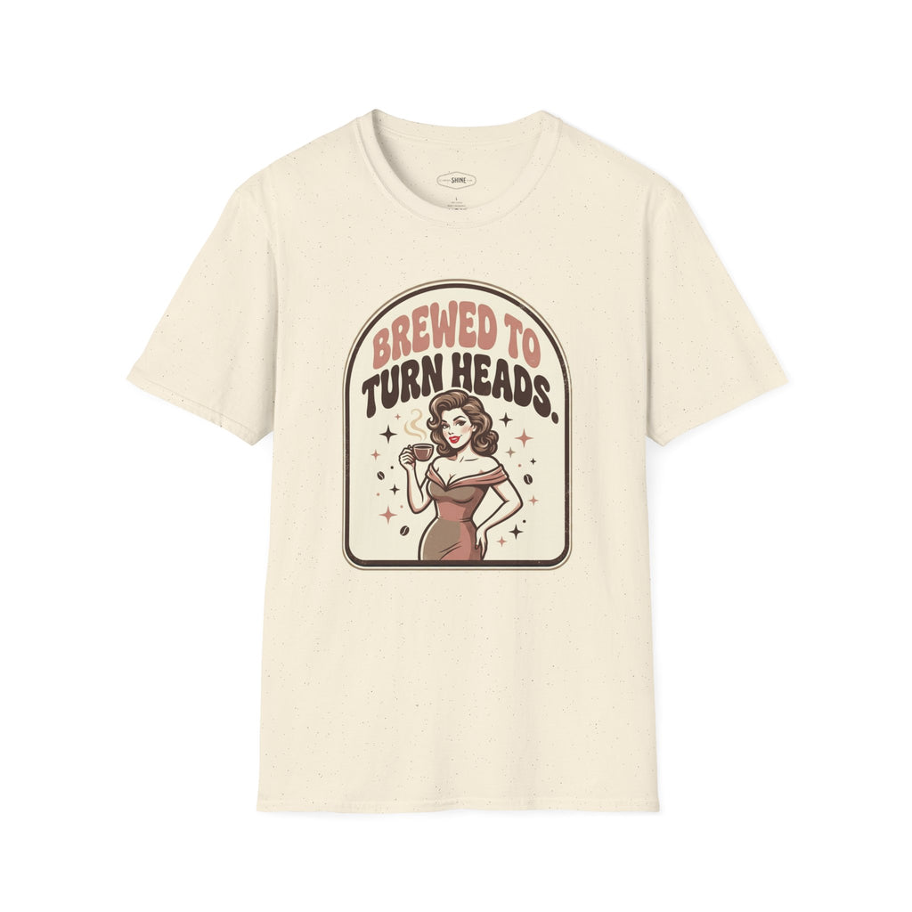 Brewed to Turn Heads T-Shirt Vintage Design