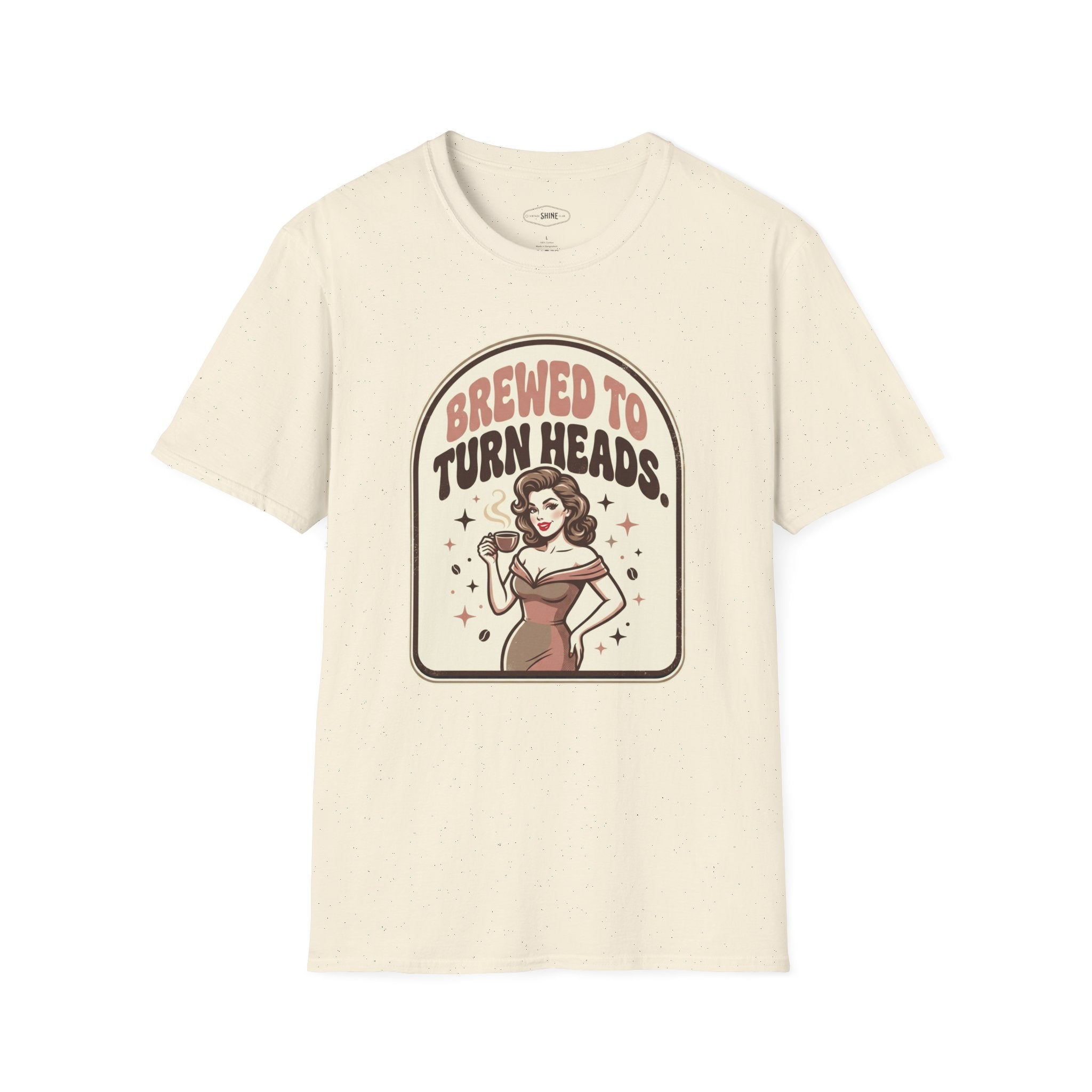Brewed to Turn Heads T-Shirt Vintage Design