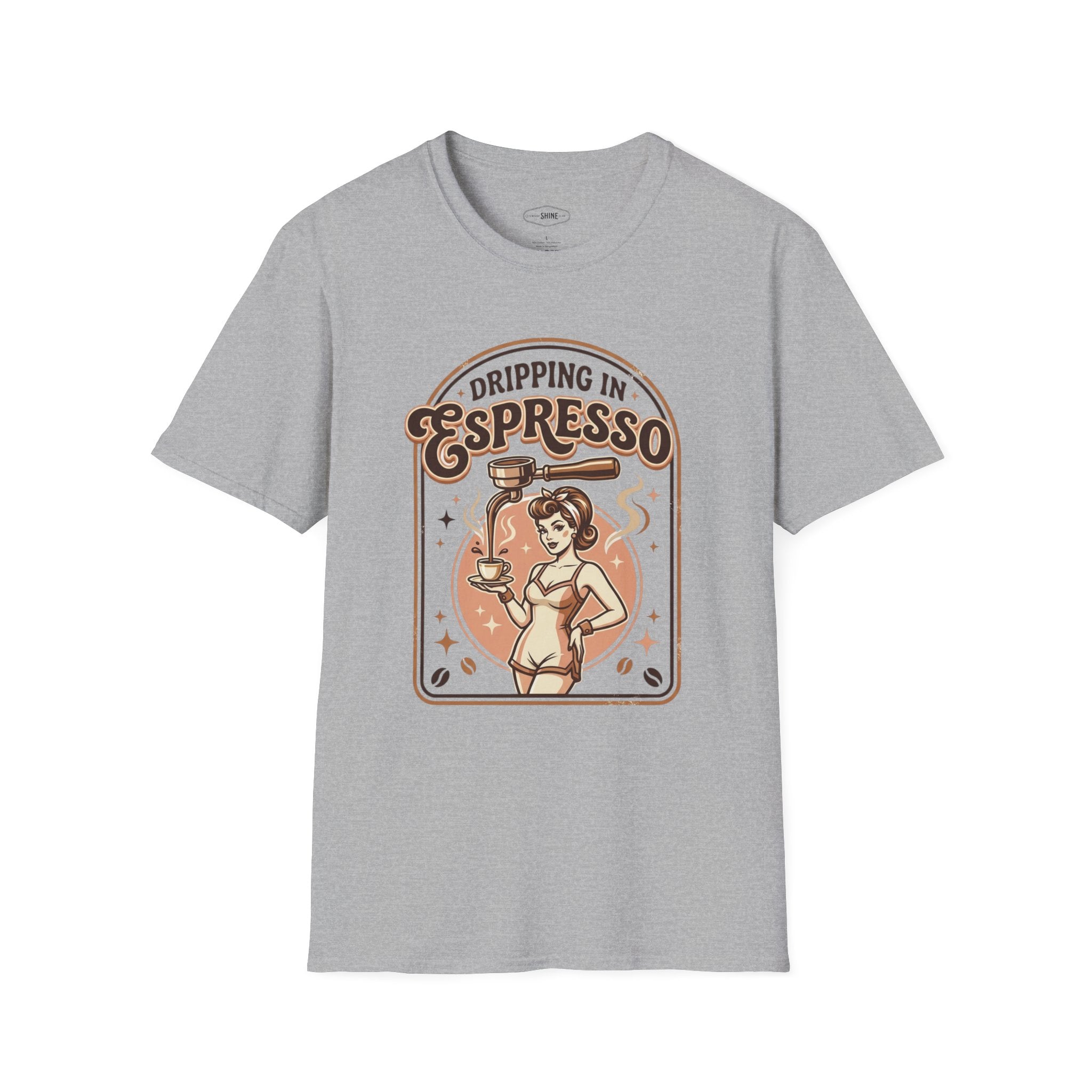 Dripping in Espresso T-Shirt Vintage Design
