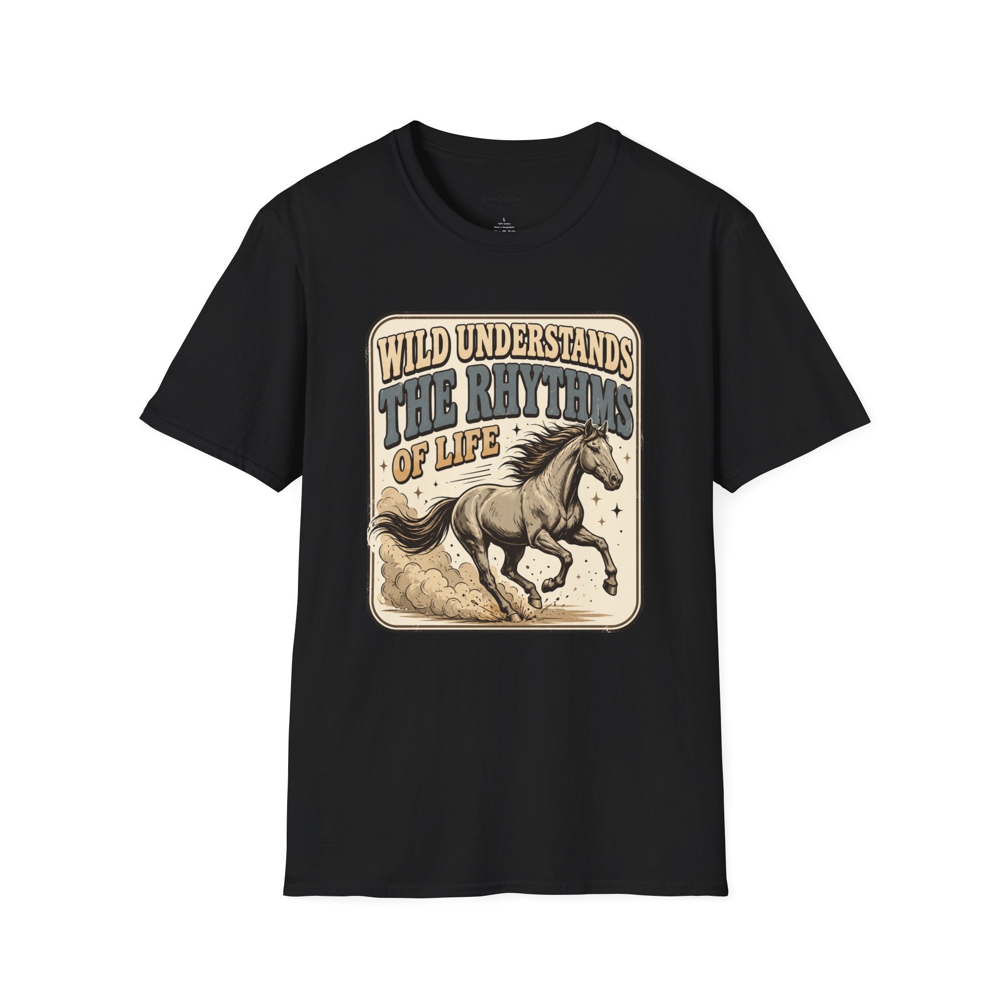 Wild Understands the Rhythms of Life T-Shirt Vintage Design
