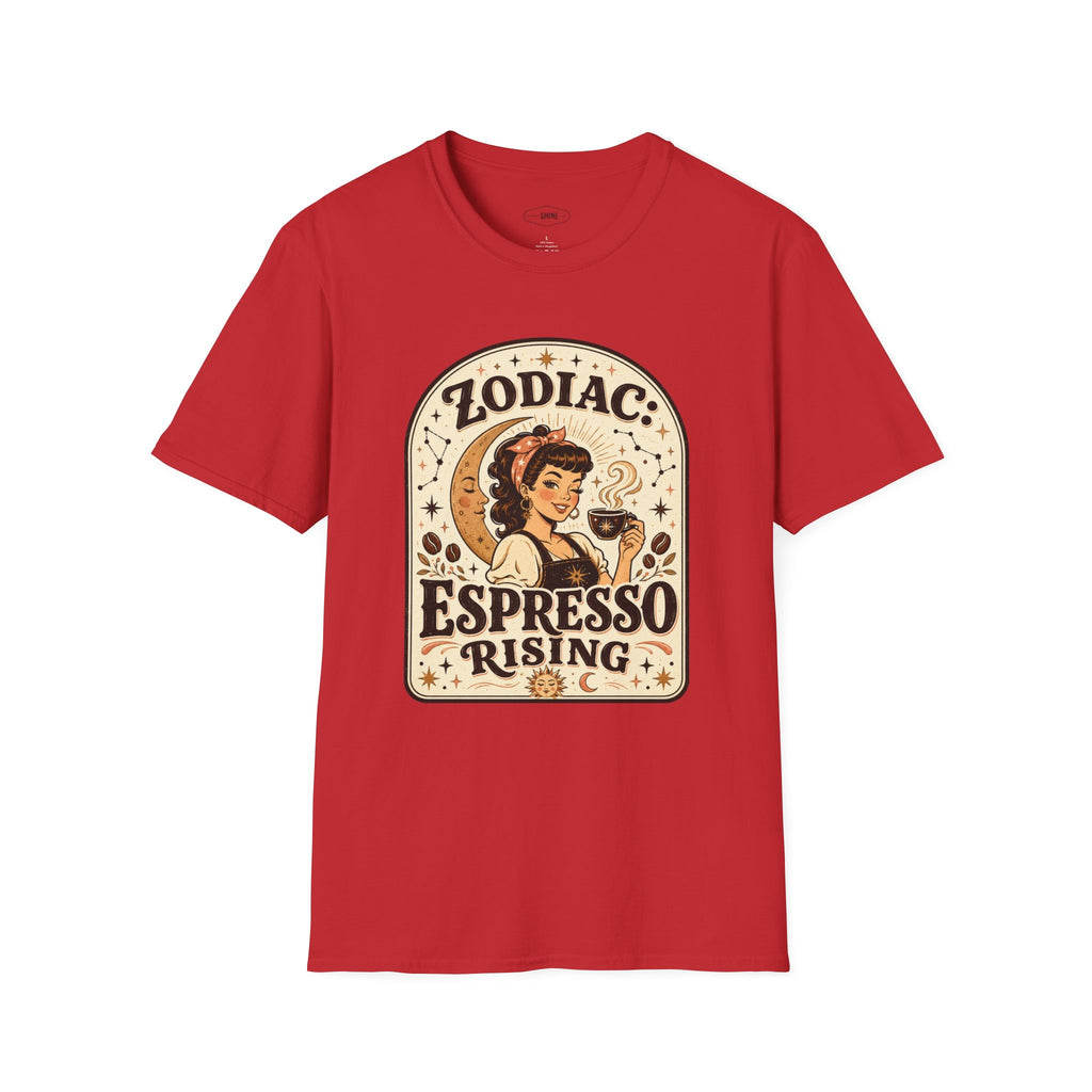 Zodiac Espresso Rising T-Shirt Vintage Design