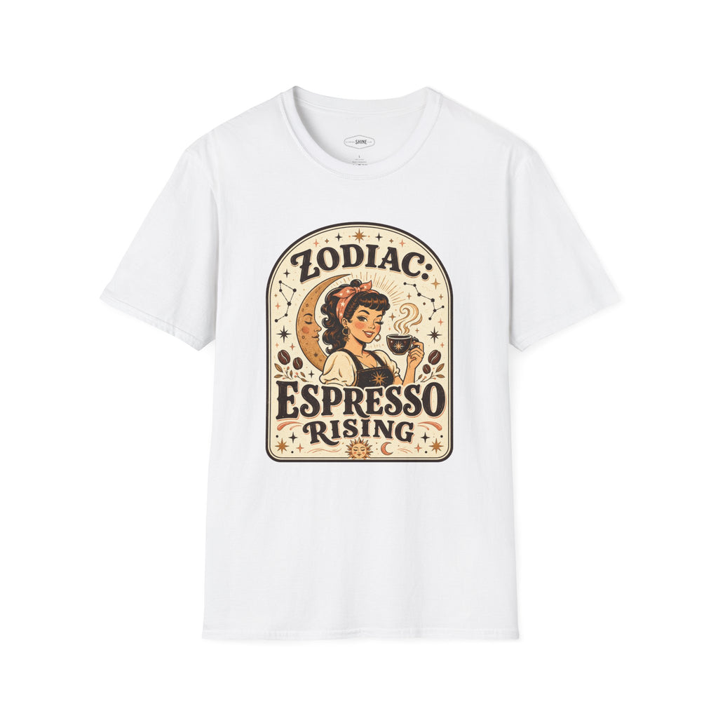 Zodiac Espresso Rising T-Shirt Vintage Design