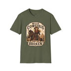 Wild Cowgirls Can't Be Broken T-Shirt Vintage Design