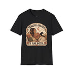 Peaceful and Wild I Am Both T-Shirt Vintage Design