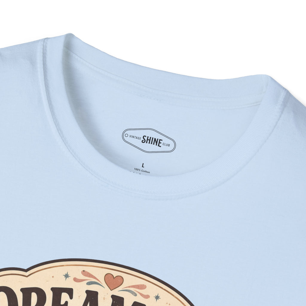 Dream Big, Sleep In T-Shirt Vintage Design