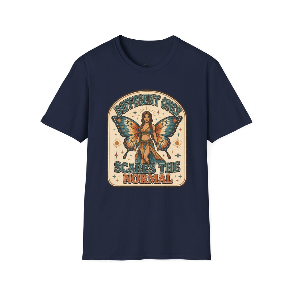 Different Only Scares the Normal T-Shirt Vintage Design