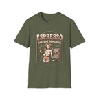 Espresso Makes Me Dangerous T-Shirt Vintage Design