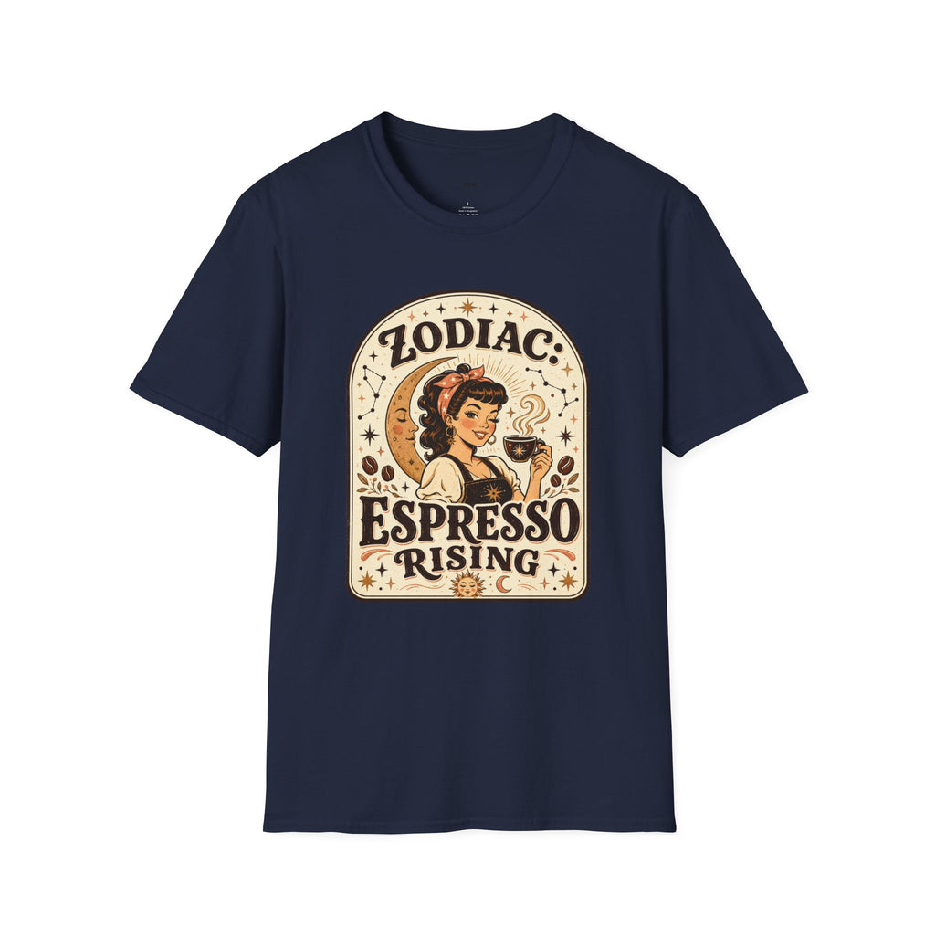 Zodiac Espresso Rising T-Shirt Vintage Design