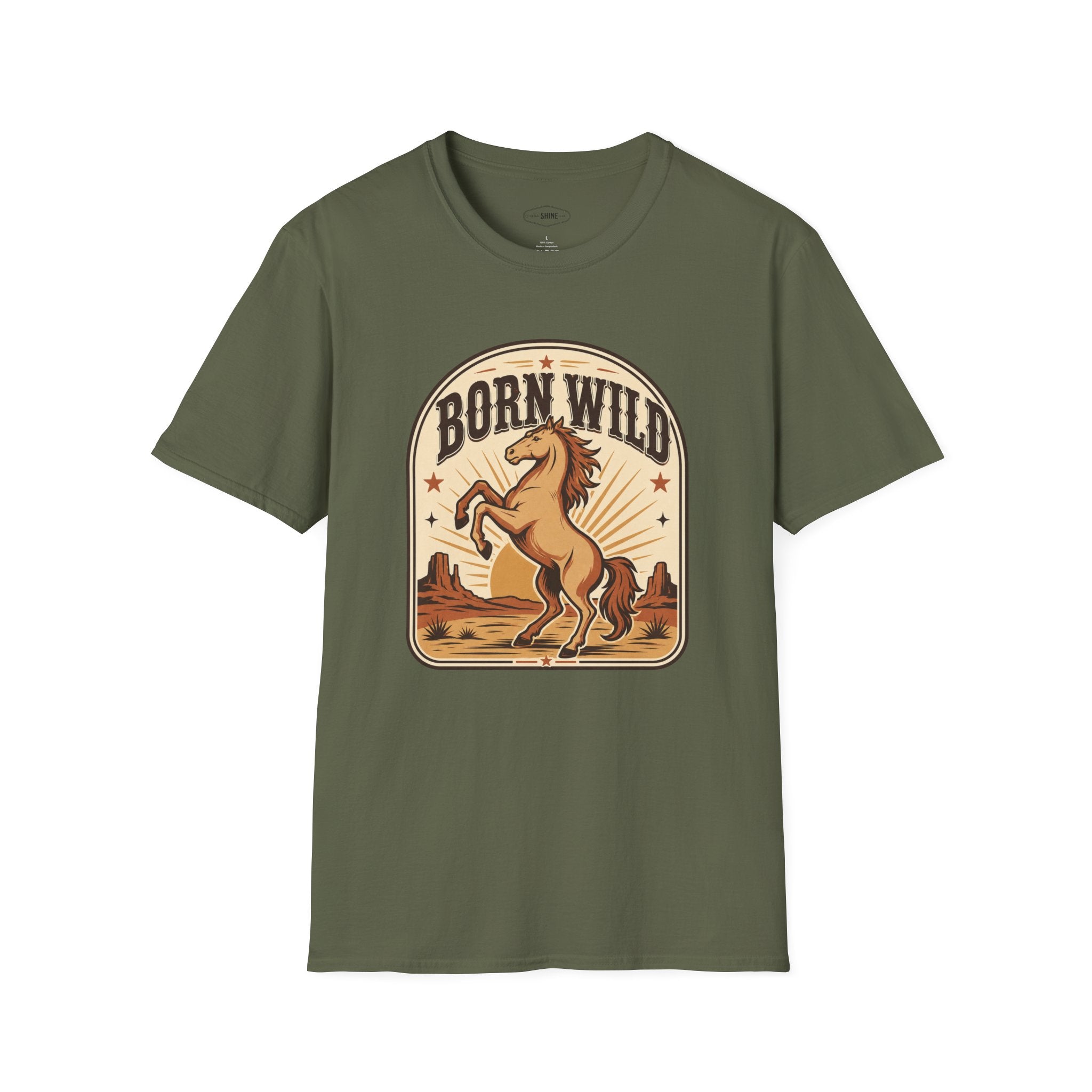 Born Wild T-Shirt Vintage Design
