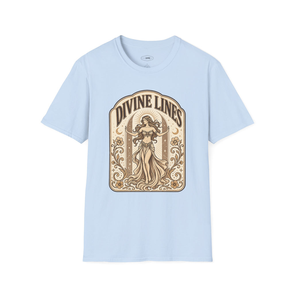 Divine Lines T-Shirt Vintage Design