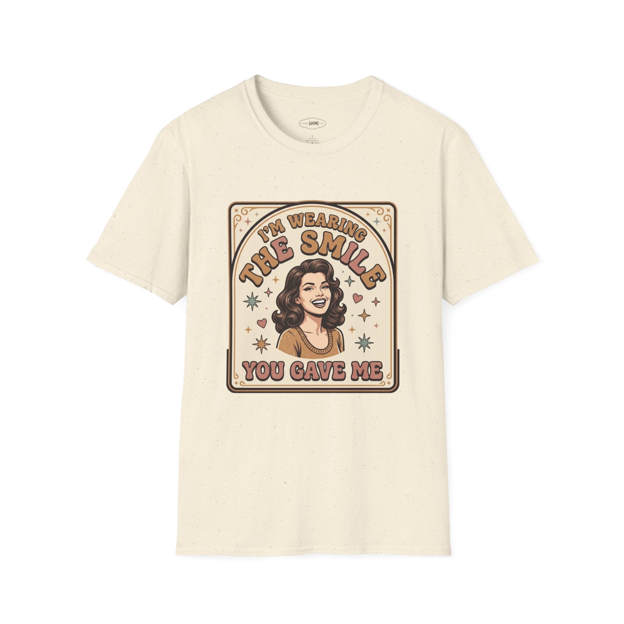 I'm Wearing the Smile You Gave Me T-Shirt Vintage Design