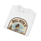 Roll With It T-Shirt Vintage Design