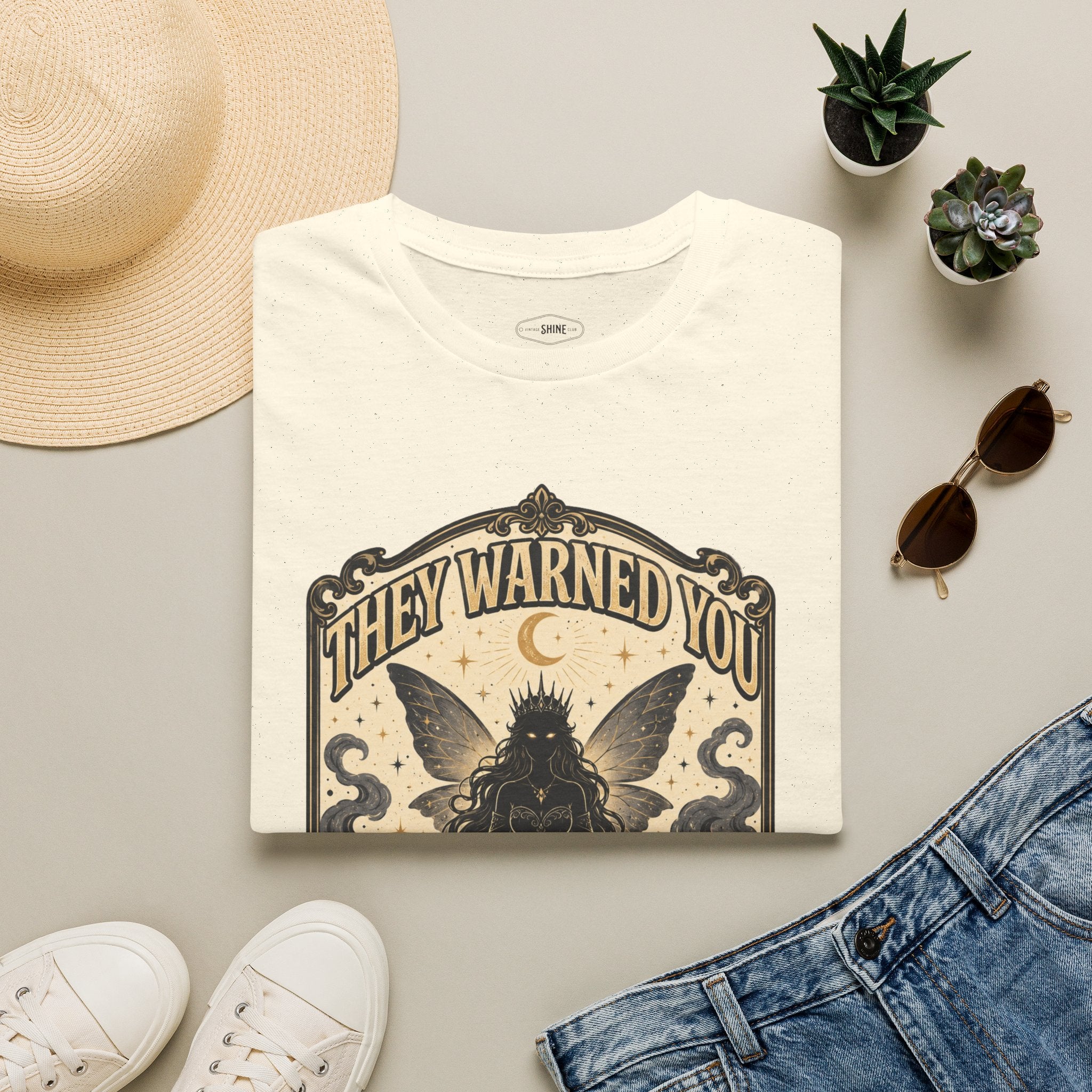 They Warned You About Me in Fairy Tales T-Shirt Vintage Design