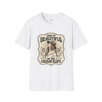 Chin Up Beautiful or the Crown Slips T-Shirt Vintage Design