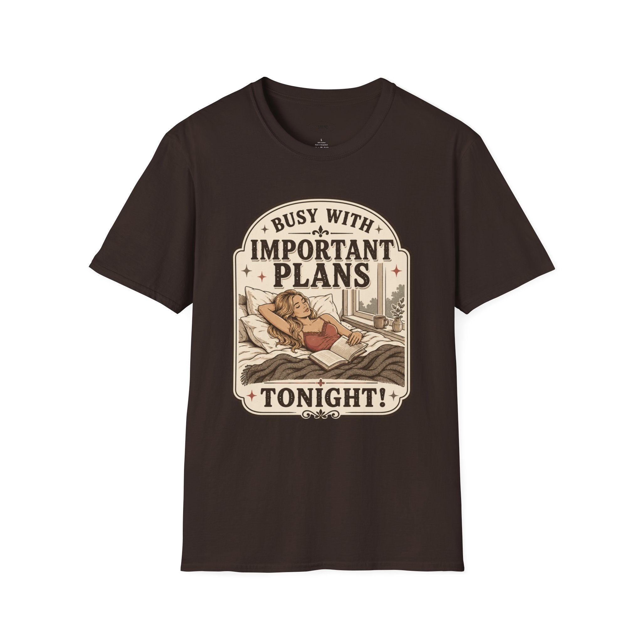 Busy With Important Plans Tonight T-Shirt Vintage Design